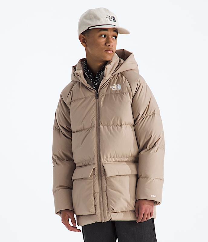 Boys  Girls North Down FleeceLined Short Parka TNF HERO2