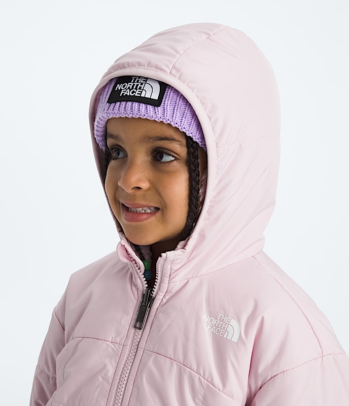 Kids Girls Reversible Shasta FullZip Hooded Jacket TNF MODELHOOD2