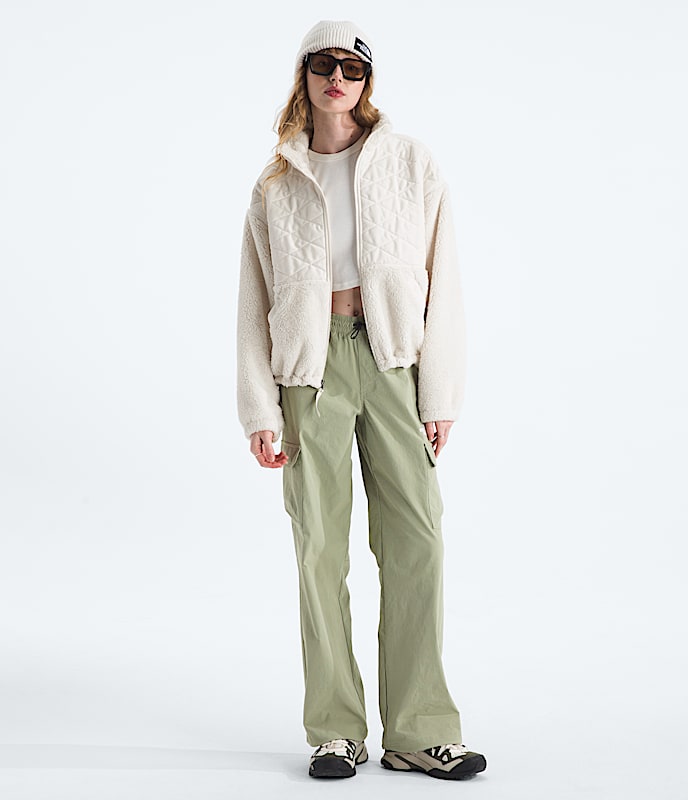 Womens Cabin Fleece FullZip TNF HERO2