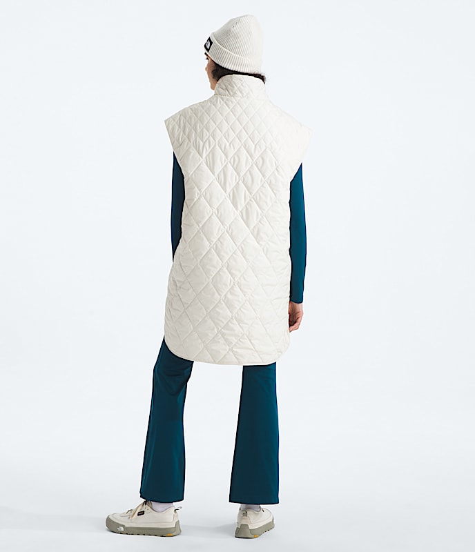 Womens Diamond Peak Insulated Vest TNF BACK
