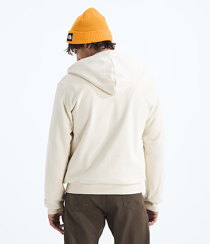 Mens Evolution Simple Dome Regular FullZip Hoodie TNF BACK