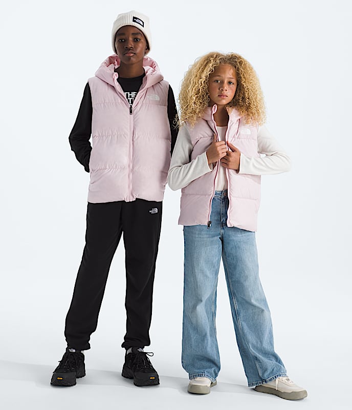 Boys  Girls North Down Hooded Vest TNF Main