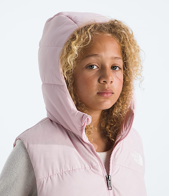 Boys  Girls North Down Hooded Vest TNF MODELHOOD2