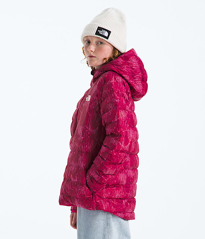 Manteau à capuchon Perrito réversible pour filles, imprimé - 5