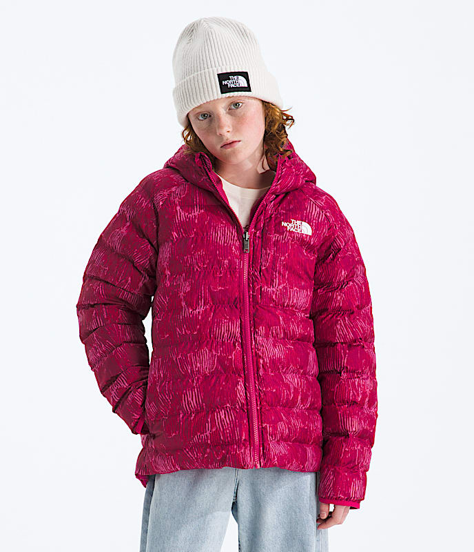 Girls Reversible Perrito Hooded JacketPrint TNF Main