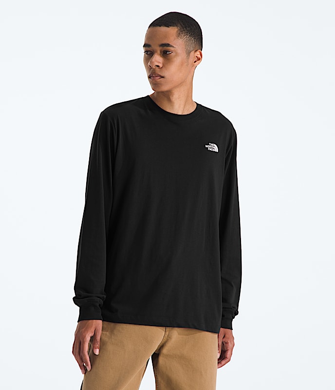 Mens Evolution Simple Dome Regular LongSleeve Tee TNF Main