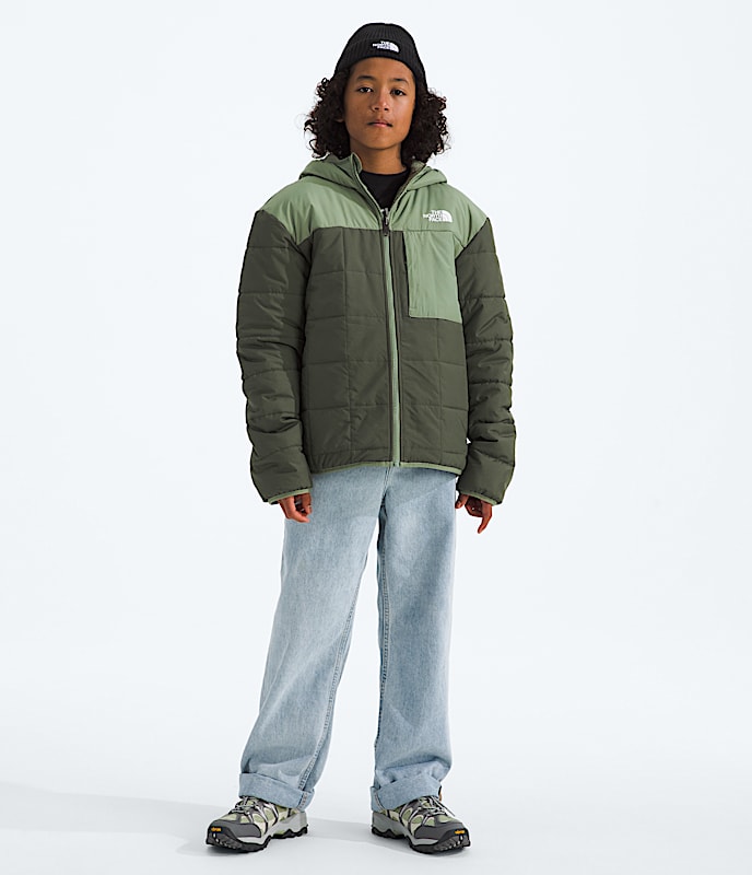 Boys’ Reversible Shasta Full-Zip Hooded Jacket