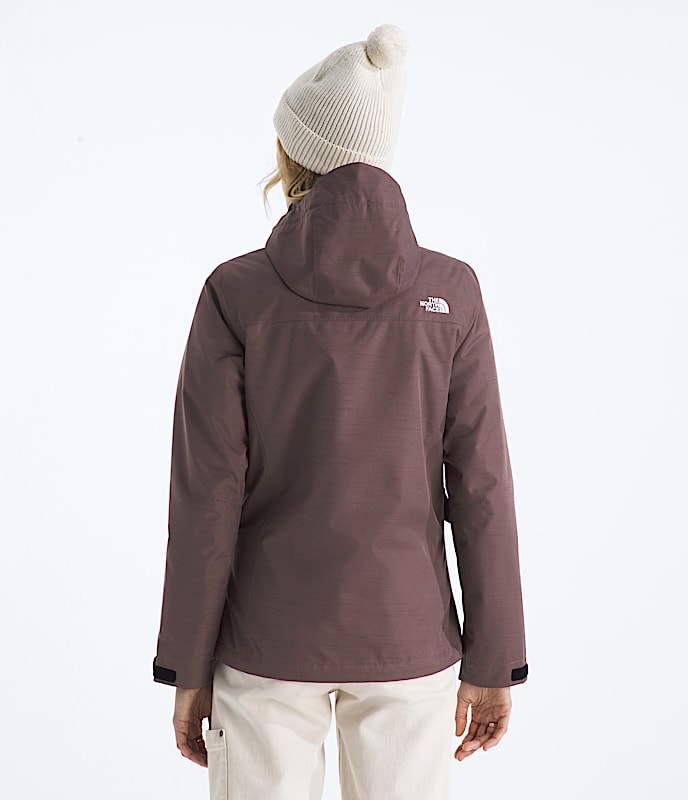 Womens Monarch Triclimate Jacket TNF BACK