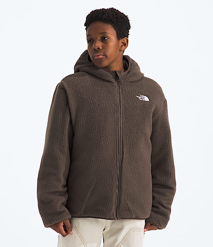 Boys Reversible Shasta FullZip Hooded Jacket TNF HEROREV