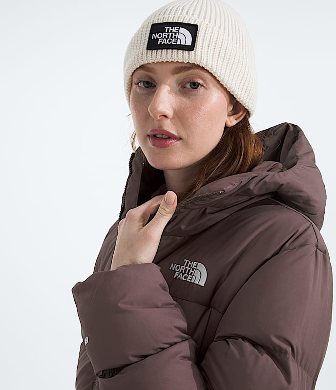 Parka Explore Farther pour femmes TNF Quartz fauve HERO2