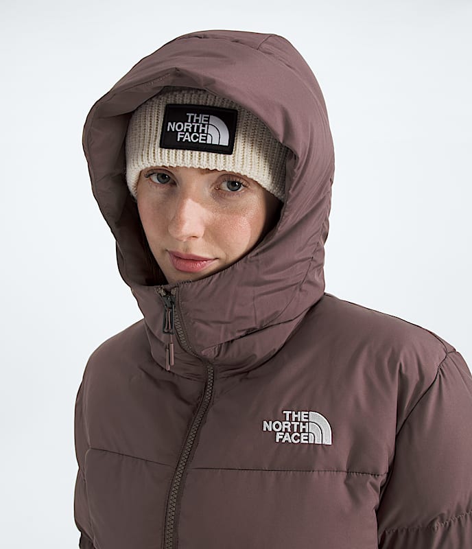 Parka Explore Farther pour femmes TNF Quartz fauve MODELHOOD2