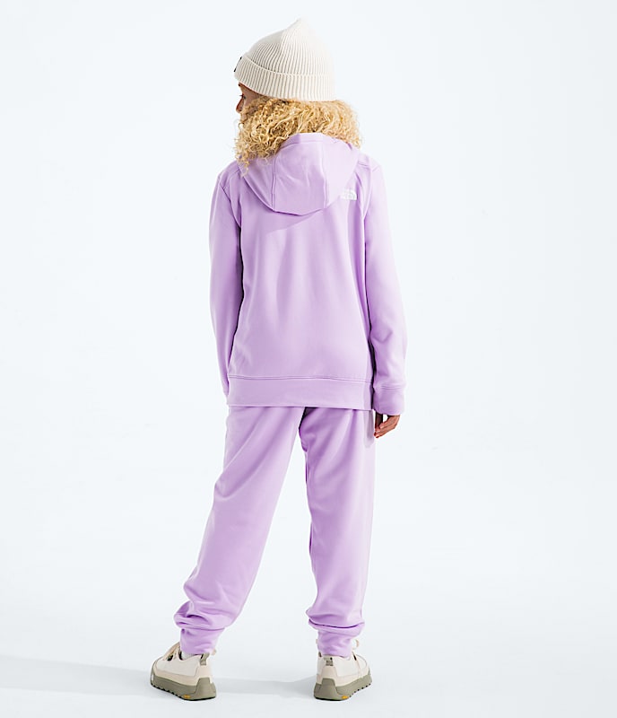 Boys  Girls TNF Performance Fleece FullZip Hooded Jacket TNF BACK