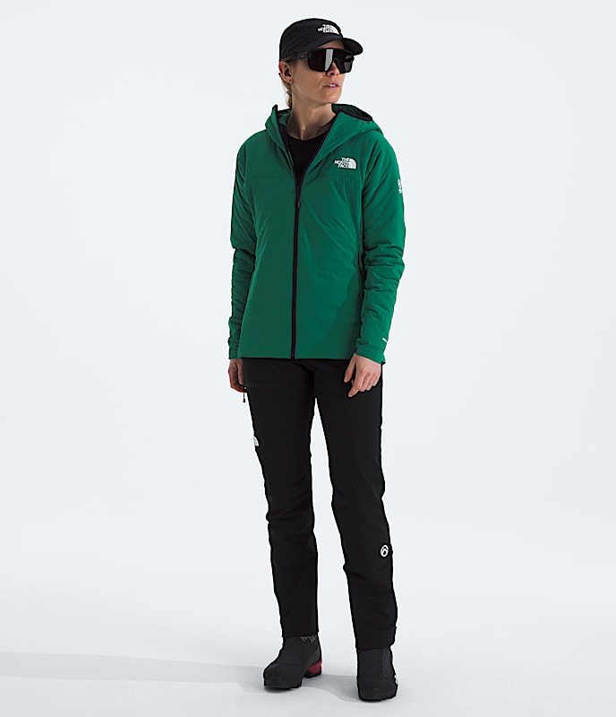 Womens Summit Series Casaval Hybrid Hoodie TNF HERO2