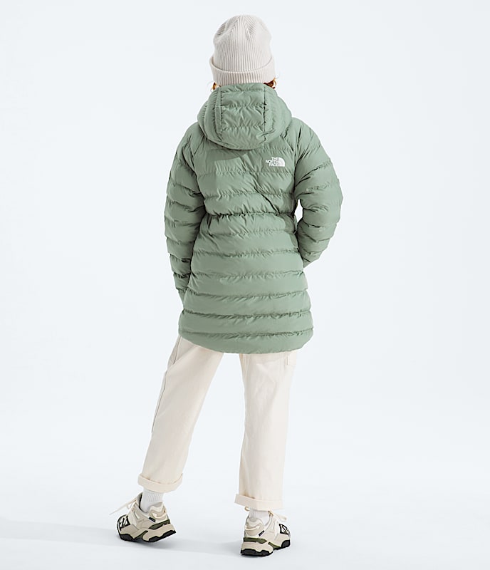 Girls Reversible Perrito Parka TNF BACK