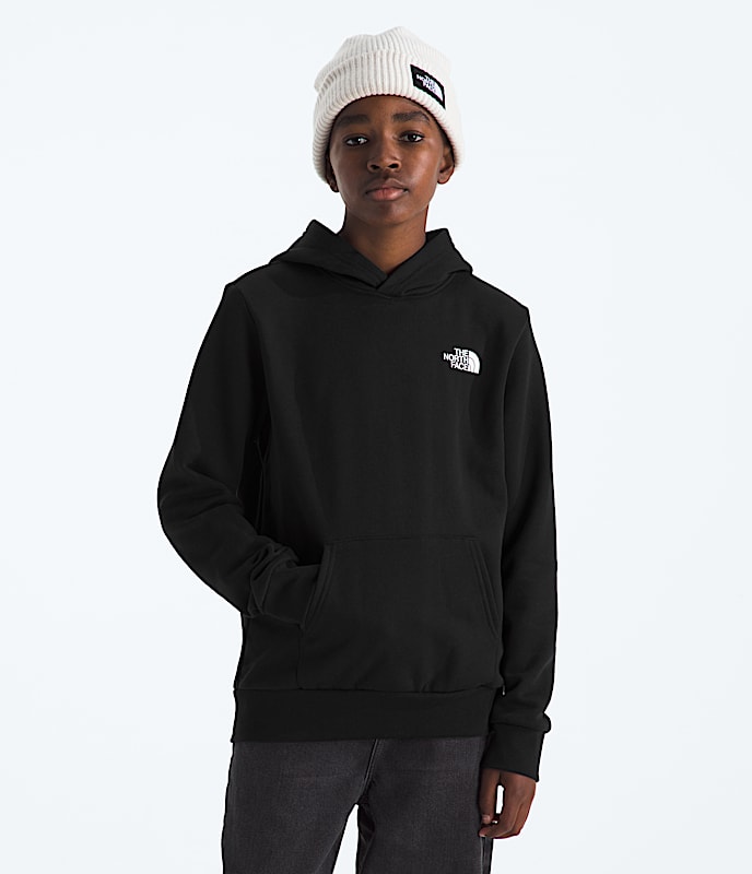 Boys  Girls Evolution Box NSE Pullover HoodieGraphic TNF TNF Black BACK
