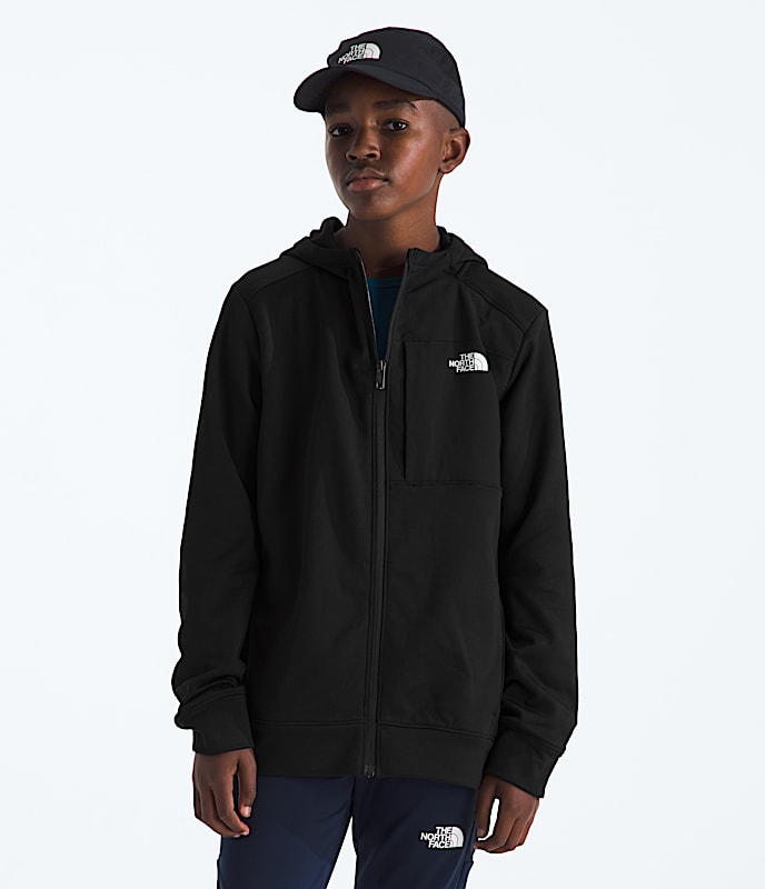 Boys  Girls TNF Performance Fleece FullZip Hooded Jacket TNF HERO2