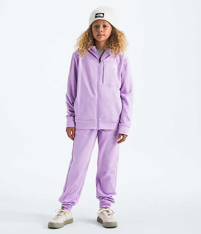Manteau à capuchon à glissière intégrale TNF™ Performance en molleton pour garçons et filles - 2