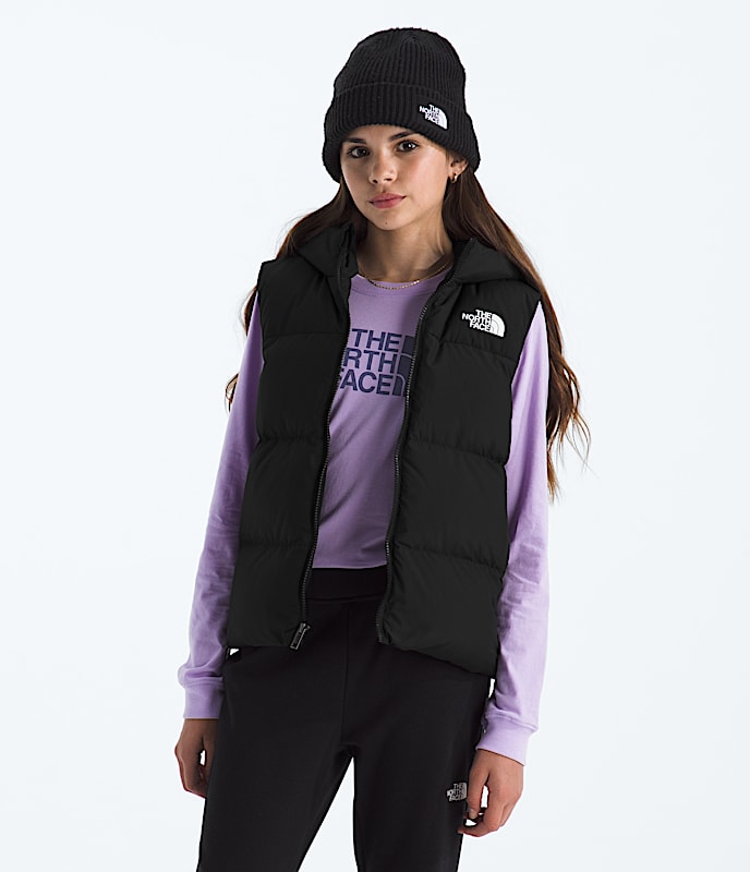 Boys  Girls North Down Hooded Vest TNF HERO3