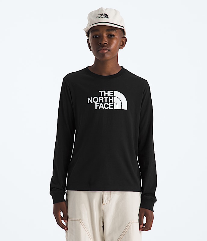 Boys  Girls Evolution Half Dome LongSleeve Tee TNF HERO3