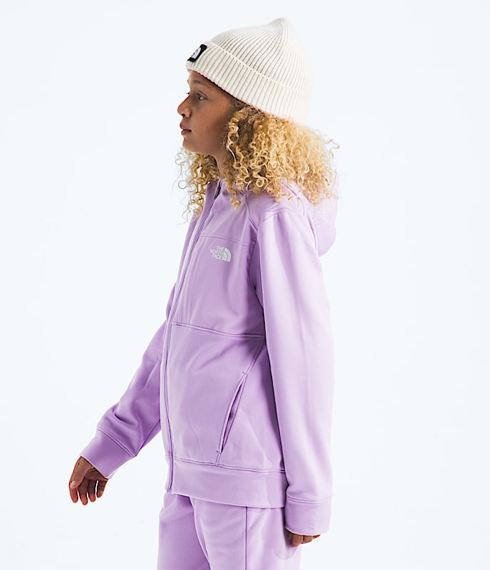Manteau à capuchon à glissière intégrale TNF™ Performance en molleton pour garçons et filles - 5