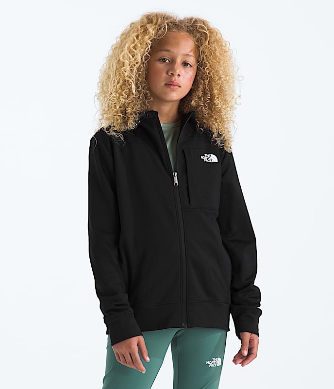 Boys  Girls TNF Performance Fleece FullZip Hooded Jacket TNF HERO3