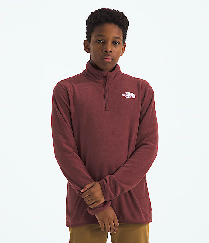Boys  Girls Glacier Zip Pullover TNF HERO2