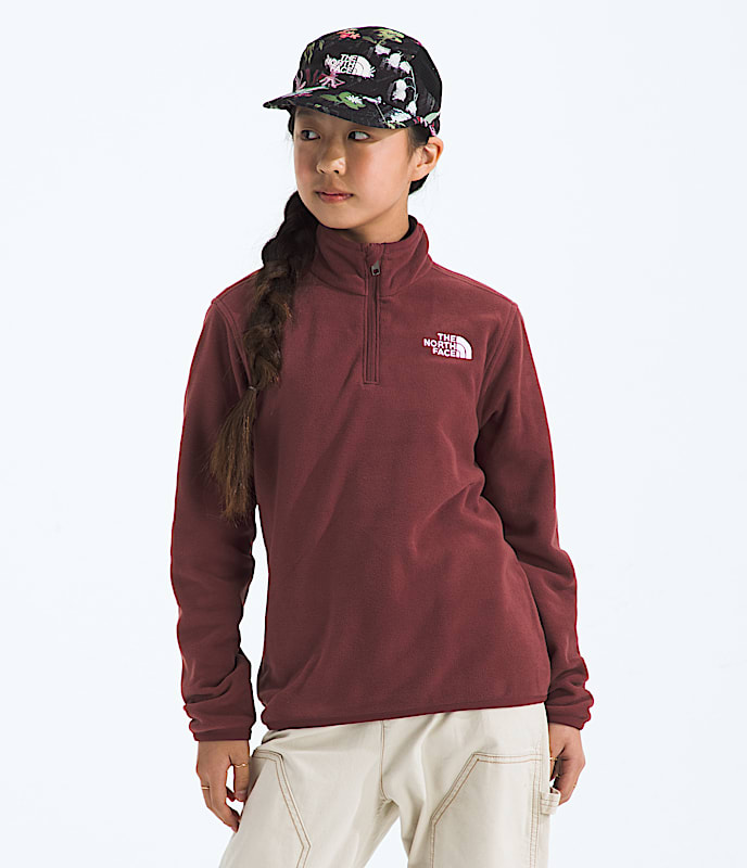 Boys  Girls Glacier Zip Pullover TNF HERO3