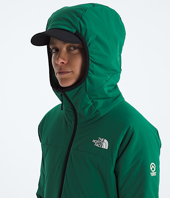 Womens Summit Series Casaval Hybrid Hoodie TNF MODELHOOD2