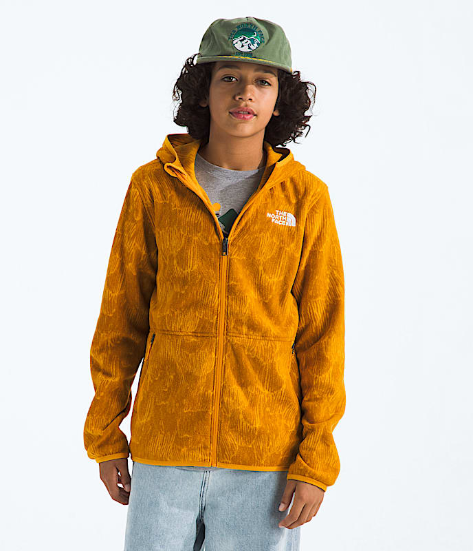 Boys  Girls Glacier FullZip HoodiePrint TNF HERO2