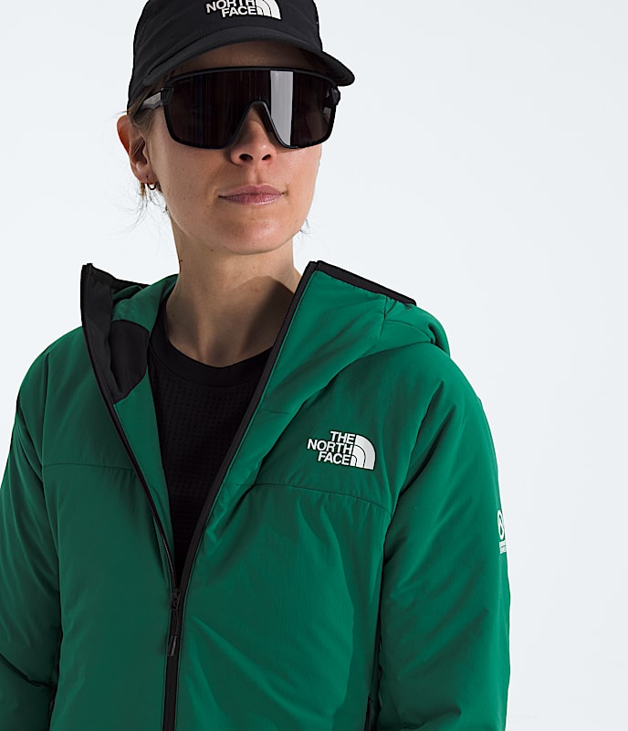 Womens Summit Series Casaval Hybrid Hoodie TNF HERO3