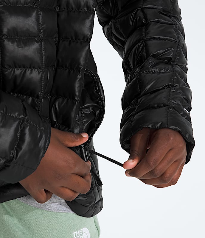 Boys  Girls THERMOBALL Hooded Jacket TNF TNF Black ALT1