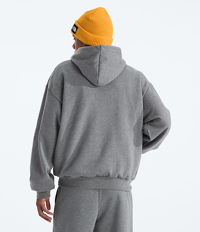 Mens Evolution Simple Dome Oversized Hoodie TNF BACK