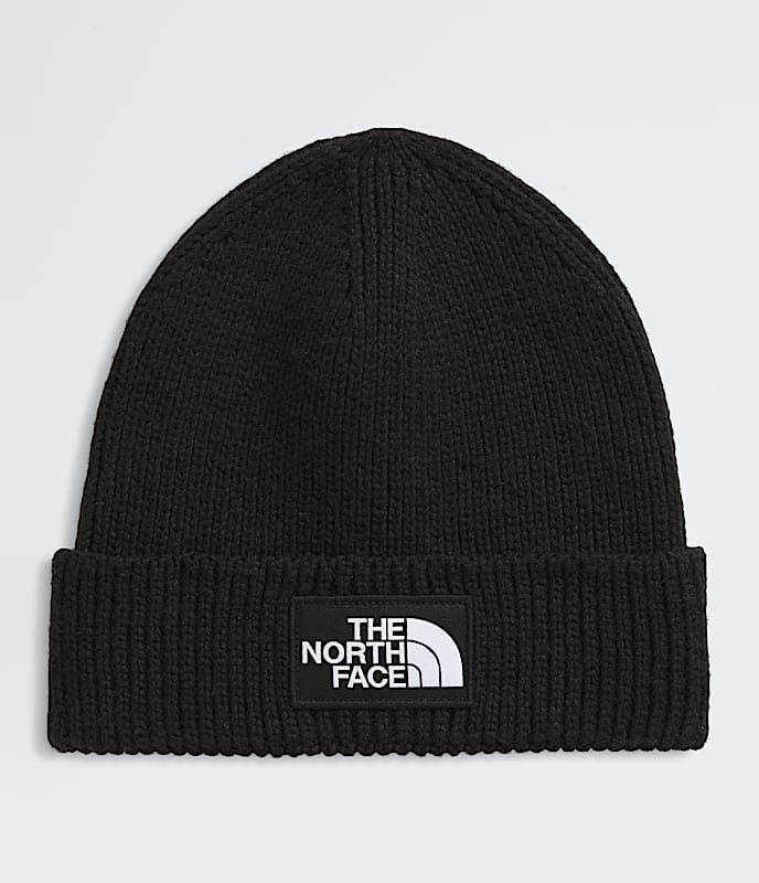 TNF Logo Box Cuffed Beanie TNF HERO
