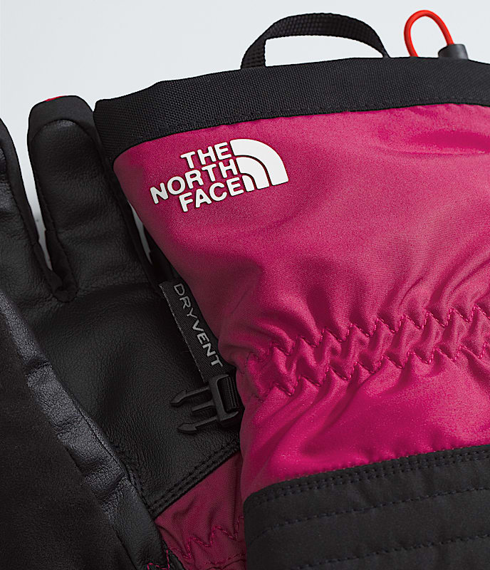 Kids Montana Ski Gloves TNF DETAIL3