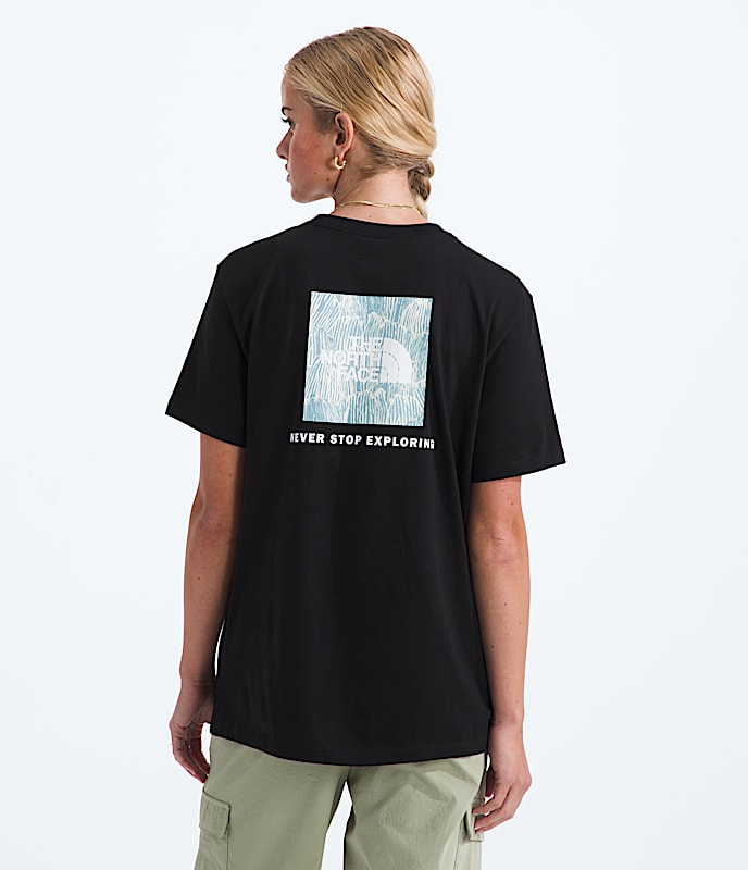 Womens Evolution Box NSE Fill ShortSleeve TeeGraphic TNF Main