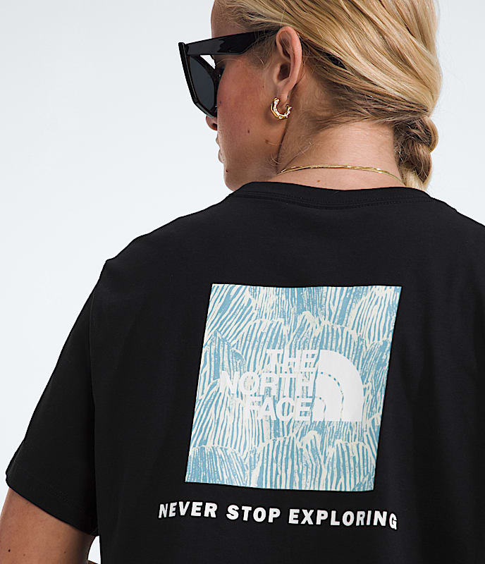 Womens Evolution Box NSE Fill ShortSleeve TeeGraphic TNF HERO2