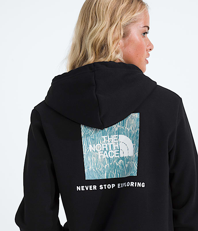 Womens Evolution Box NSE Fill HoodieGraphic TNF HERO2