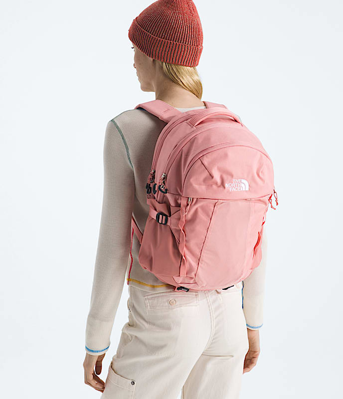 Womens Recon Backpack TNF Terracotta Dark HeatherTNF White MODELBACK