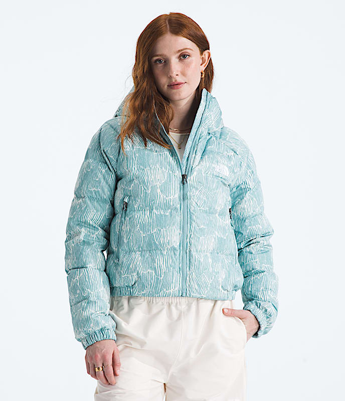 Womens Hydrenalite Down HoodiePrint TNF Main