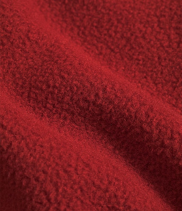 Mens TNF Red Box Zip Fleece TNF DETAIL3