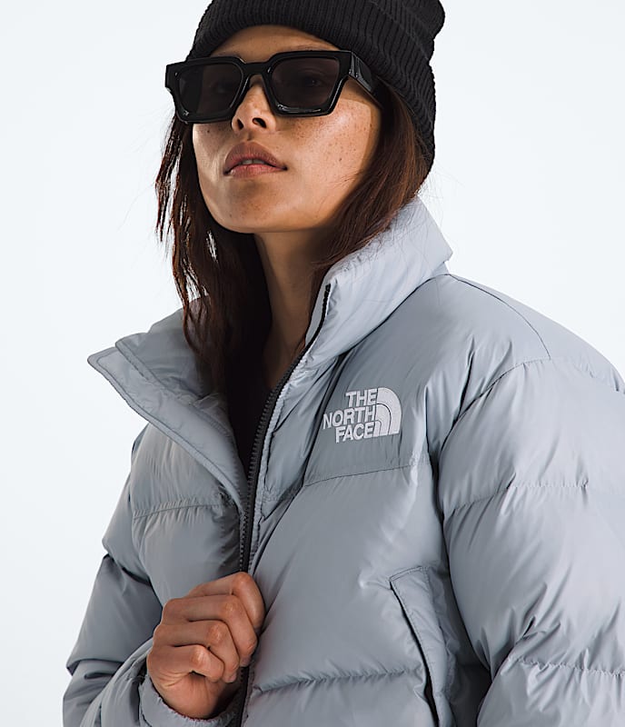 Manteau courte Nuptse pour femme TNF HERO3