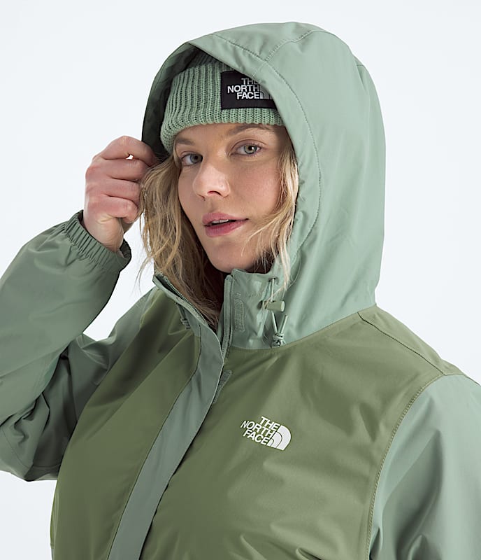 Womens Plus Antora Jacket TNF MODELHOOD2