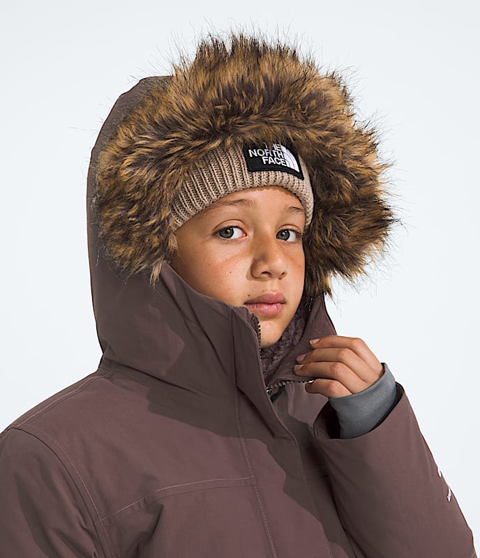 Girls Arctic Parka TNF MODELHOOD2
