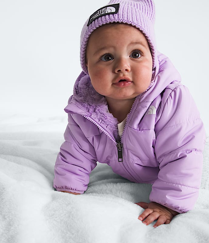 Manteau à capuchon réversible Shasta à glissière pleine longueur pour bébé fille - 3
