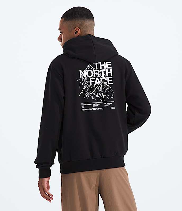 Mens Evolution Half Dome  HoodieGraphic TNF Main