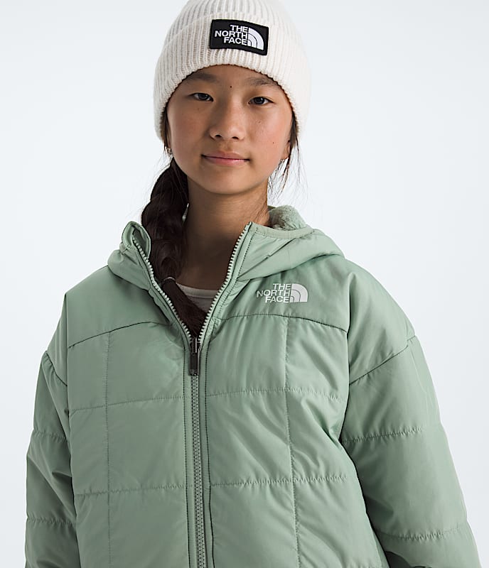Parka courte rversible Shasta pour filles TNF HERO3