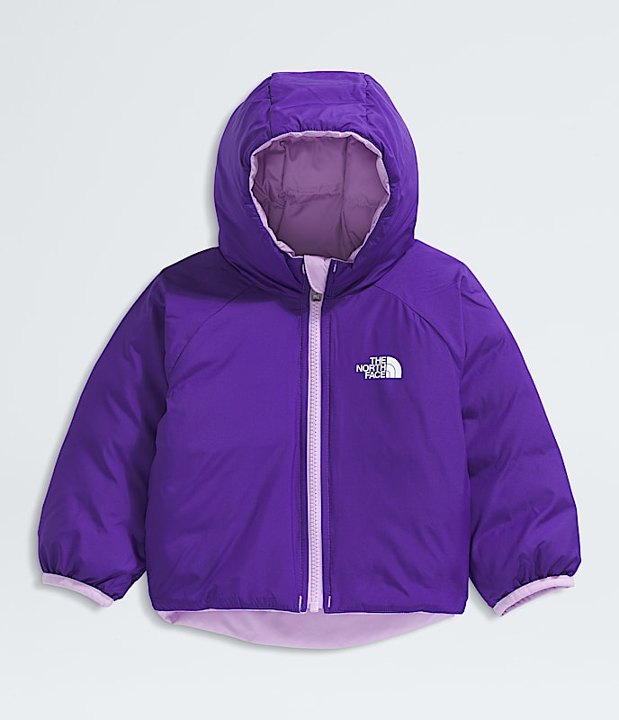 Baby Reversible Perrito Hooded Jacket TNF Lite Lilac HEROREV