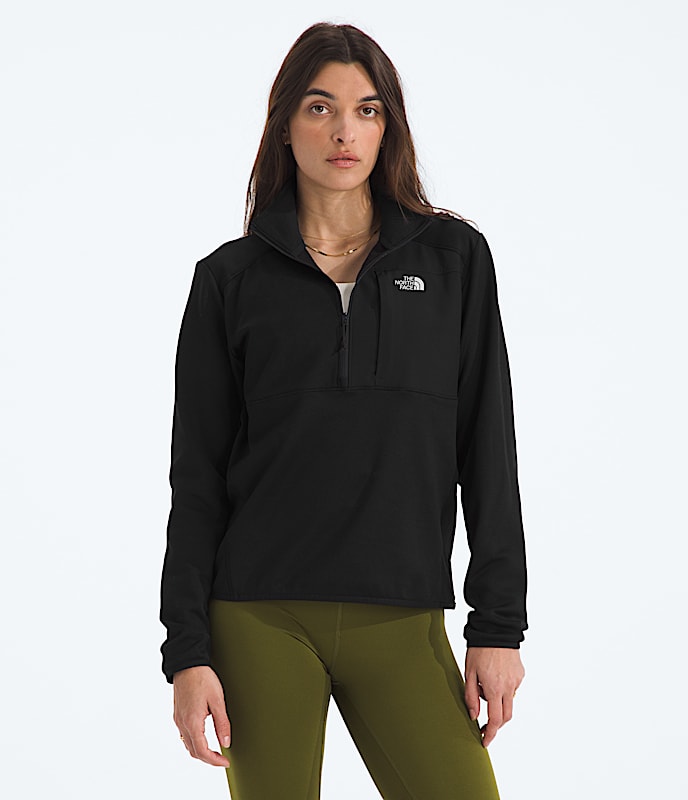 Womens TNF Performance Fleece Zip TNF Main