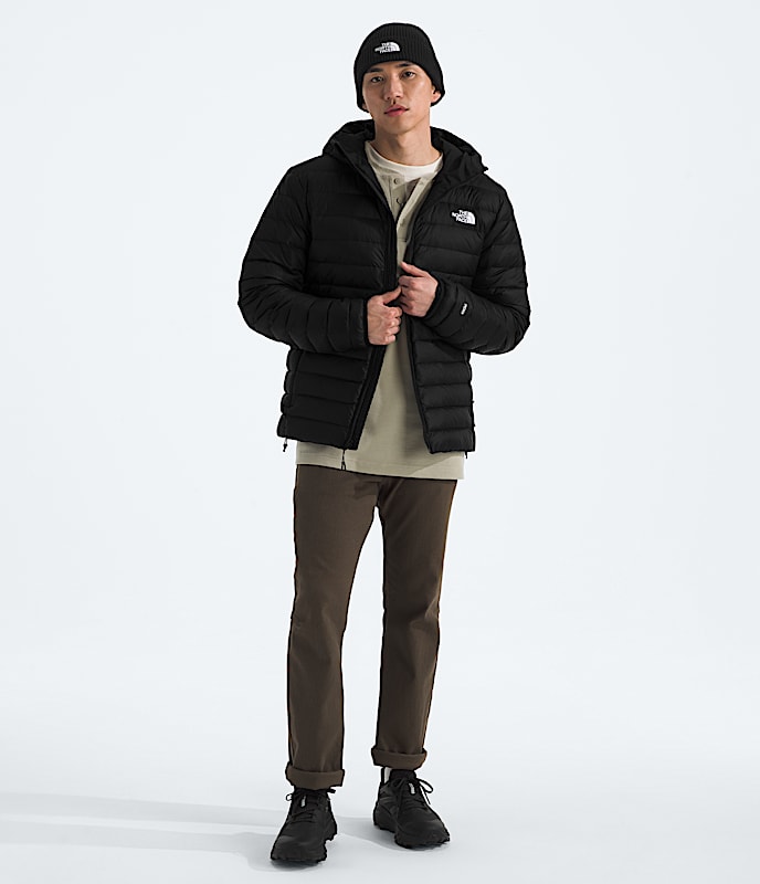 Men's Classic Down Hooded Jacket