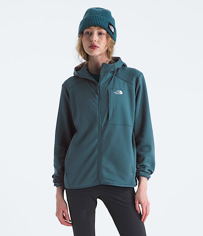 Womens TNF Performance Fleece FullZip Hoodie TNF Space Main